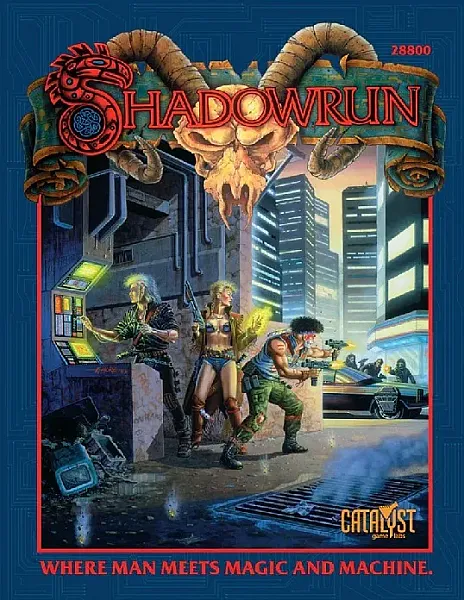 SHADOWRUN 35TH ANNIVERSARY FIRST EDITION WHERE MAN MEETS MAGIC AND MACHINE